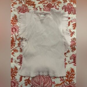 Pink Zara kid’s ruffle top